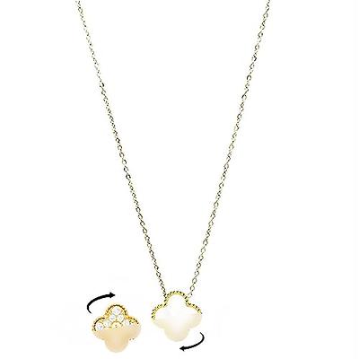 NaGgis Lucky Clover 18K Gold Plated Necklace for Women Girls, Fashion Cute  Pendant Jewelry Gifts for Women Girl with Adjustable Charm Simple Cute  Jewelry - Yahoo Shopping
