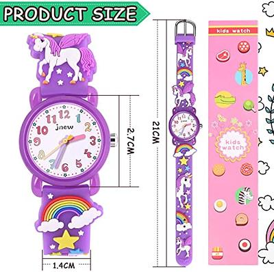 3D Unicorn Kids Watch for Girls, Toys for 3 4 5 6 7 Year Old Girls Best  Gifts for Girls Boys Age 3-8