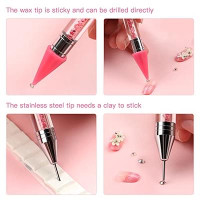 ZYNERY Diamond Painting Pen with Wax, Refillable Wax Pen, Rotating Glue  Point Drill Pen for Nail Art Rhinestones, Diamond Art Accessories and  Tools, Quickly Pick Up Beads Gems (White) - Yahoo Shopping