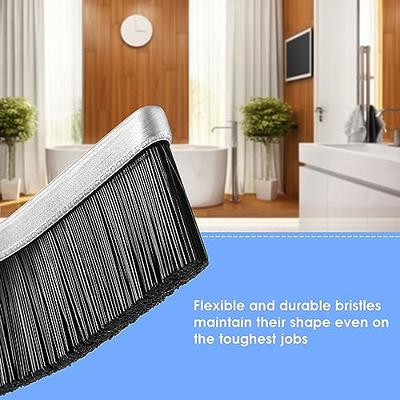 SUBEKYU Scrub Brush, Cleaning Brushes with Handle for Household Use, Heavy  Duty Scrub Brushes for Cleaning Bathroom Shower Toilet Bathtub Tile Floor