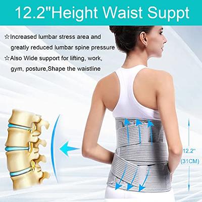 Wellco XL Breathable Back Support Belt for Men & Women Anti-Skid Lumbar  Support for Heavy Lifting & Herniated Discs ATSKBBXL - The Home Depot