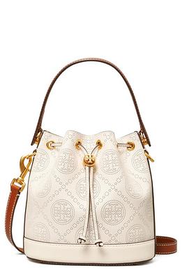 Tory Burch Fleming Soft Bucket Bag (New Cream) Handbags - Yahoo