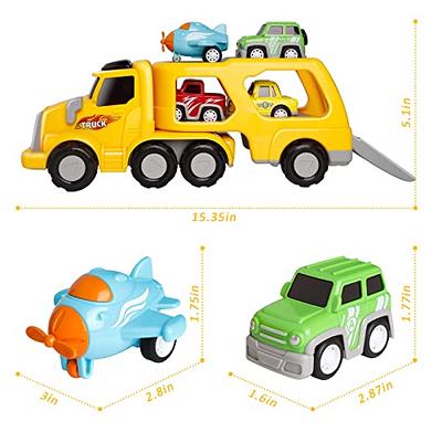 5 in-1 Toy Trucks for Boys,Truck Toy for 1 2 3 4 5 6