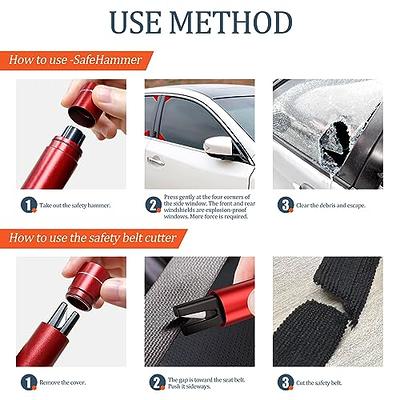 EDEN LIFE Car Window Breaker and Seatbelt Cutter, 2-in-1 Car Safety Hammer,  Multifunctional Auto Glass Breaker, Portable Car Emergency Rescue Tool for  Automotive Accidents - Yahoo Shopping