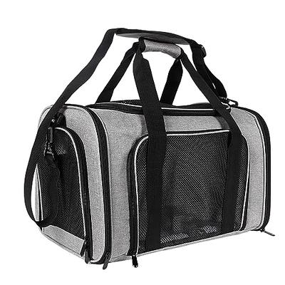 Top tasta Cat Dog Carrier for Small Medium Cats Puppies up to 20 Lbs, TSA  Airline Approved Carrier Soft Sided, Collapsible Travel Puppy Carrier -  Grey&Black Carrier(M, Grey&Black) - Yahoo Shopping