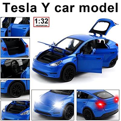 1/32 Tesla Model 3 Model Car Alloy Diecast Toy Vehicle Collection Kids Gift
