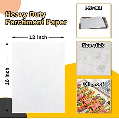 200 Pcs Resist High Temperature Parchment Paper Baking Sheets, Non-Stick  Precut Baking Parchment, for Baking Grilling Air Fryer Steaming Bread Cup