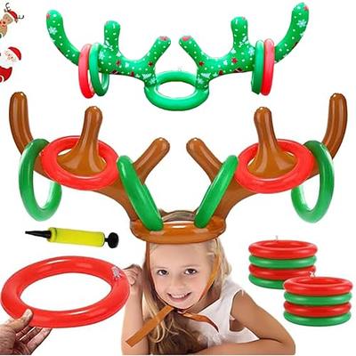 Hapdoop 2-4 Players Inflatable Reindeer Antler Ring Toss Game for Christmas  Party - Game Rules Included (2 Antlers 10 Rings) - Yahoo Shopping