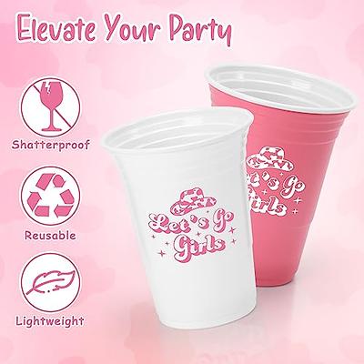 Bulk 50 Ct. 80s Party Disposable Plastic Cups