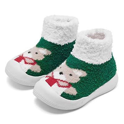 MORENDL Baby Boys & Girls Shoes Toddler Sock Non-Slip Infant Slippers First  Walking Shoes Slip On Sneakers : : Clothing, Shoes & Accessories