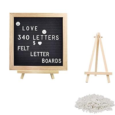 Felt Letter Board with Letters and Numbers 10x10 Inch, Felt Board with  Letters Back to School Sign Classroom Decor, Baby Announcement Sign, First  Day