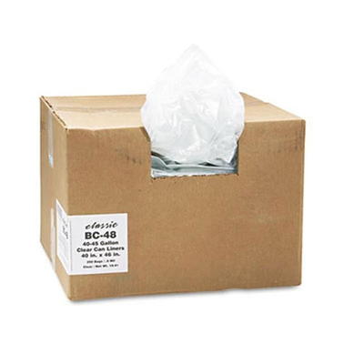 Heritage Low-Density Can Liners 20-30 Gal 0.65 Mil 30 x 36 Clear 250/Carton