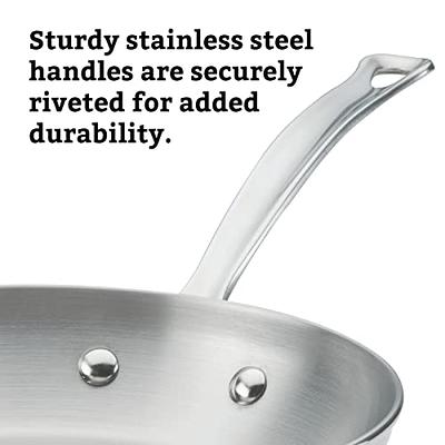 Farberware Millennium Stainless Steel Sauce Pan/Saucepan with Lid, 3 Quart,  Silver