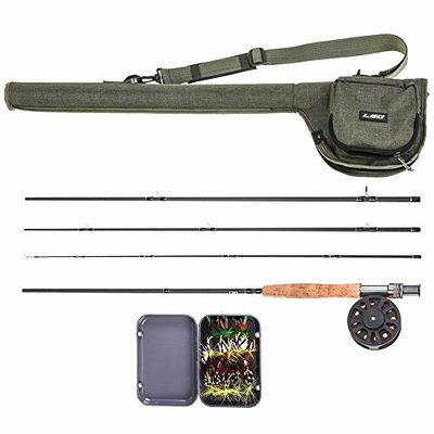 Lixada Fly Fishing Rod and Reel Combo with Carry Bag (Fly Fishing