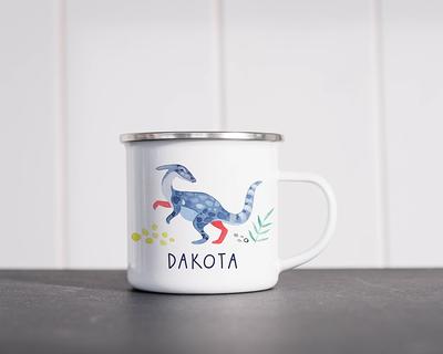 I Love My Dinosaur - Kid Personalized Custom Hot Chocolate Mug