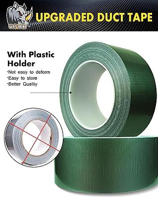 GRAY RHINO Green Duct Tape Heavy Duty Waterproof 1.88 inch 105ft/35yd  Tearable with No Residue Strong Adhesive Duct Tape for Packaging Tape  Indoor & Outdoor Repair Blackout Tape (Green) - Yahoo Shopping