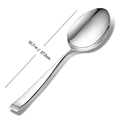 Royalrose Alexander Fine 10.7 Kunz Spoon, 18/10 Stainless Steel, Well  Made, Dishwasher Safe, Heavy Duty Large Serving Spoon - Yahoo Shopping