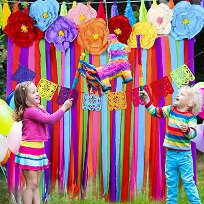 16 Pcs Mexican Paper Flowers Mexican Party Decorations Streamer Backdrop  and Papel Picado Banner Mexico Fiesta Party Decorations Supplies Set for  Cinco De Mayo Party Wedding Birthday - Yahoo Shopping