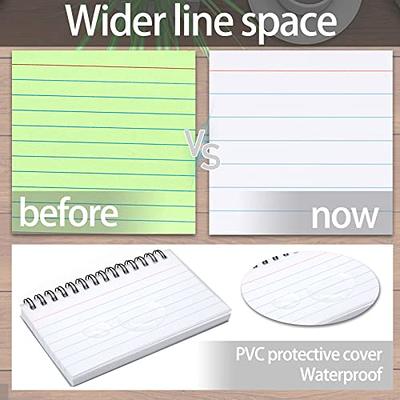 Koogel 500PCS White Index Cards, Ruled Flash Cards with Double Covers  Record Revision Note Paper with Spiral 5x3 Inches for School Office  Household Memory Learning Taking To Do List - Yahoo Shopping
