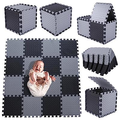 Tamiplay 16 Tiles Foam Play Mat for Baby, Soft & Safe EVA Foam