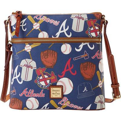 Women's Atlanta Braves Game Day Triple Zip Crossbody Purse