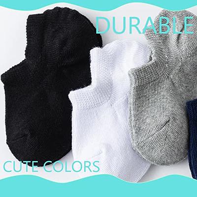 LO SHOKIM 6 Pairs Baby No Show Socks Girls Low Cut Ankle Socks