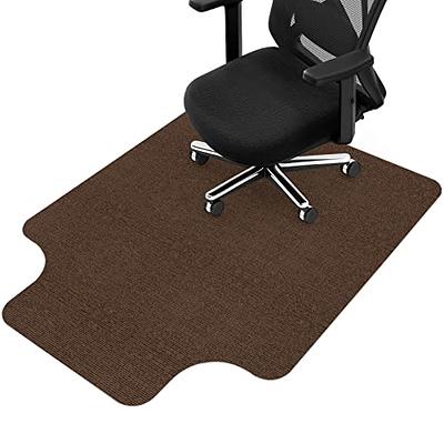 ECOSO Office Chair Mat for Hardwood/Tile Floor, with Lip, 36x 48,0.16  Thick, Hard Floor Protector, Anti Slip, Self Adhesive and ECO Friendly,  Floor