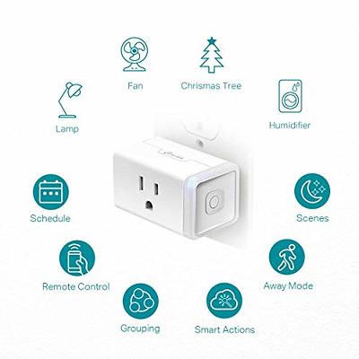 UltraPro Smart Plug WiFi Outlet, Smart Home, Smart Switch, Smart Outlet,  Works With Alexa, Echo & Google Home, No Hub Required, App Controlled, ETL