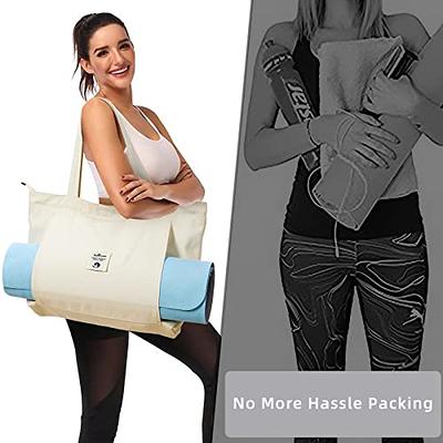 ESVAN Yoga Mat Bag Yoga Tote Carrier Shoulder Bag Carryall Tote