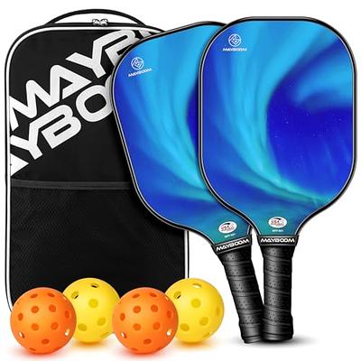 Pickleball Paddles Set of 4, 7.5oz Fiberglass Honeycomb Core Pickleball  Racket with Outdoor/Indoor Ball, Portable Shoulder Bag, Paddle Grip and  Tape, Pickleball Gifts for Family, Kids and Beginner - Yahoo Shopping