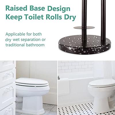 Free Standing Toilet Paper Holder Stand, Oil Rubbed Bronze Toilet