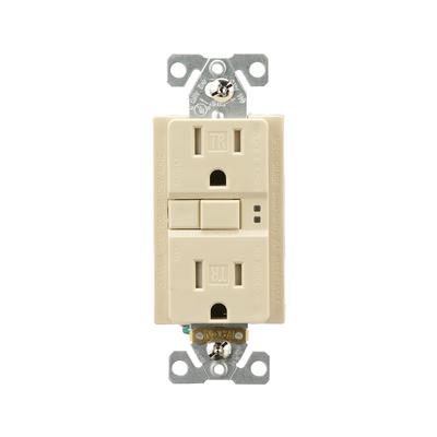 Utilitech 15-Amp 125-Volt Tamper Resistant Residential Decorator Outlet,  White (3-Pack)