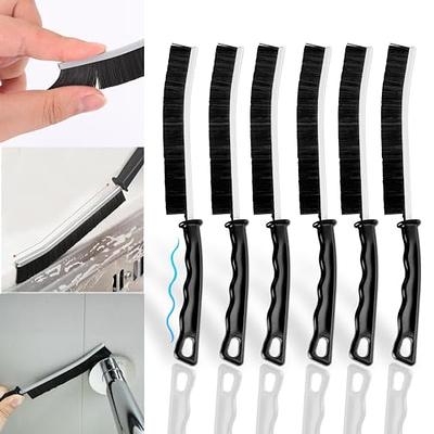 Autonomier 8 Pcs Crevice Cleaning Brushes for Household Use, Hard Bristle  Corner Window Track Groove Gap Cleaning Tool Small Thin Tight Space Brush