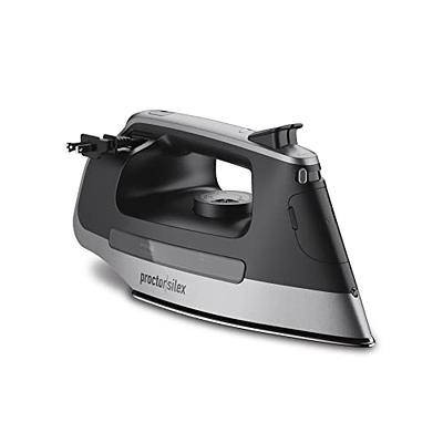 Black+decker Classic Iron with Aluminum Soleplate, Black/Stainless Steel, F67E-2