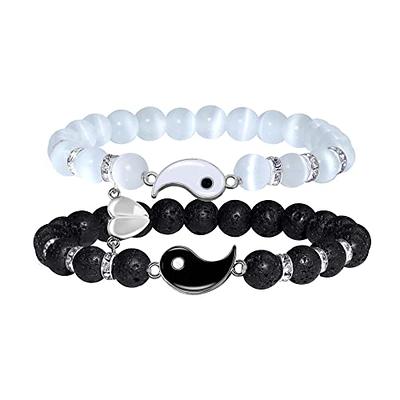 SmileBelle Magnetic Bracelets for Couples Gift Matching Couple