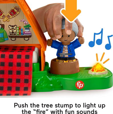 Fisher-Price Little People Toddler Playset with Figures & Toy Car, Light-up  Learning Garage