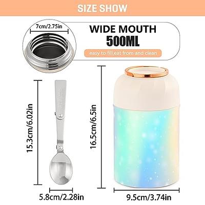 Charcy 8Oz Thermos for Hot Food Kids, Wide Mouth Leak-Proof Soup Thermos,  Insula