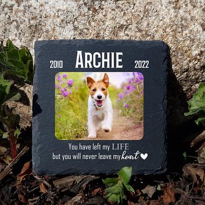 Exhart Dog Memorial Marker 11.75 in. x 11.75 in. x 0.875 in. Dog