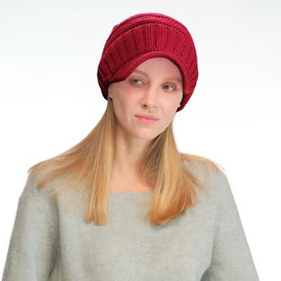 Trendy Warm Oversized Chunky Soft Oversized Cable Slouchy Beanie