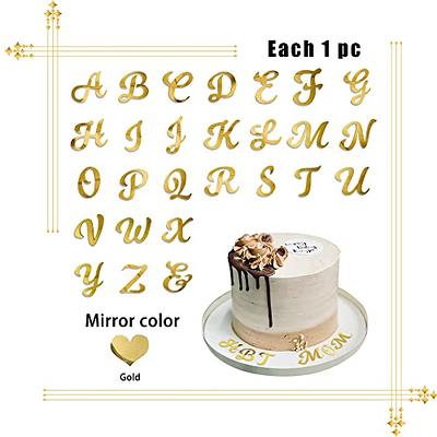 Custom Acrylic Cake Topper Personalized Acrylic Cake Topper Birthday Cake  Sign Custom Birthday Decorations Gold Cake Decorations 