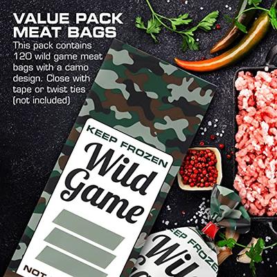 Aussio (150-Pack) Wild Game Meat Bags (1 Lb Capacity) - 10.5 x