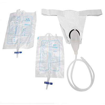 Men's Incontinence Underwear Briefs Silica Gel Urine Collector Urine Leg Bag