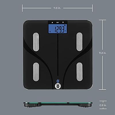 Weight Watchers Scales by Conair Scale for Body Weight, Digital Bathroom  Scale in Clear