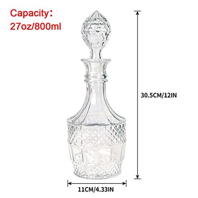 Whiskey Decanter Glass Bottle Louie The Thirteenth Style Vodka  Crystal Bottle Spirit Glass Transparent Wine Drinking Glass Bar Home: Liquor  Decanters