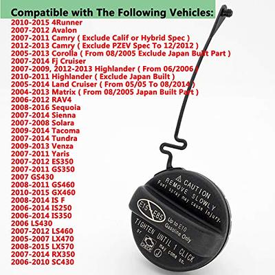 77300-06040 Gas Cap, LIYYOO Fuel Tank Cap Assembly, Compatible