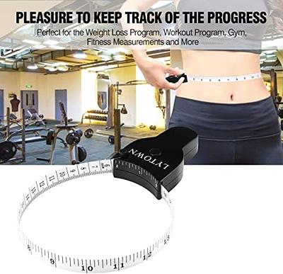 1pc Body Tape Measure 60inch (150cm), Automatic Telescopic Tape Measure For  Body Measurement & Weight Loss, Accurate Tape Measure For Tailor, Sewing