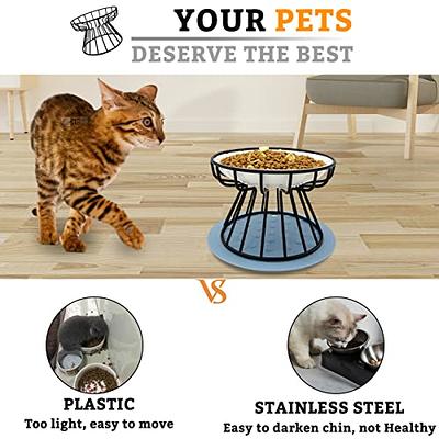 Elevated Cat Bowls, Bowls With Stand, Raised Cat Food Kitten Bowl, Ceramic  Best - Yahoo Shopping