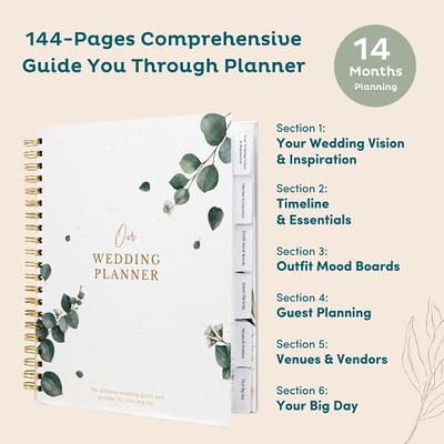 Comprehensive Wedding Planner Book and Organizer for the Bride