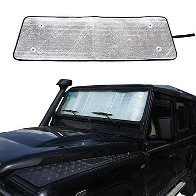 T TGBROS Windshield Sun Shade Custom Fit for 2021-2023 2024 Ford Bronco  Sport Accessories Foldable Sun Shield Reflective Polyester Sun Visor Cover  Block Heat and Sun Protection - Yahoo Shopping