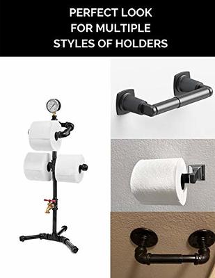 Toilet Paper Roll Holder Extender/Extension for Mega Rolls